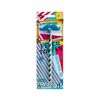 NPW Glitter Moustache Topper and Pencil, Blue (NP6797)