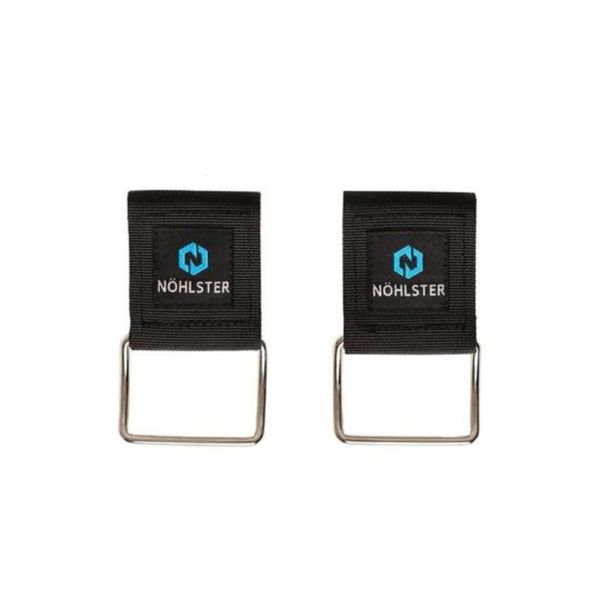 NÖHLSTER Arc-ring belt anchor with arc ring belt strap for locking tool clip (2-pack)