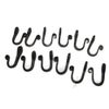 Wrought Iron Hooks-Nail Hooks-One Dozen Small-Hand Made-1 inch