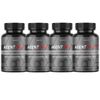 Agent Alpha Supplement for Men Virility Performance Formula - 4 Bottles