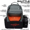 MVP Disc Sports Shuttle Disc Golf Backpack Bag (Gray/Orange)