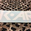 NEW HK Army Paintball Car Sticker - Typeface White