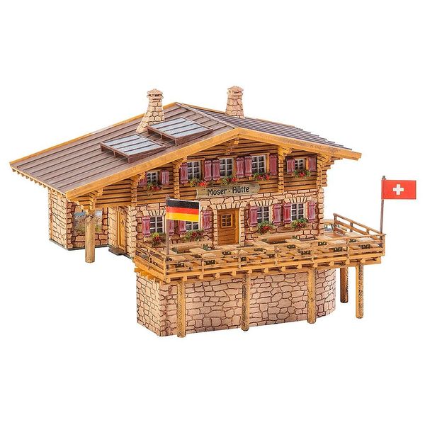 FALLER FA 232356 High Mountain Hut Moser-Hütte, Accessories for Model Railway, Model Making