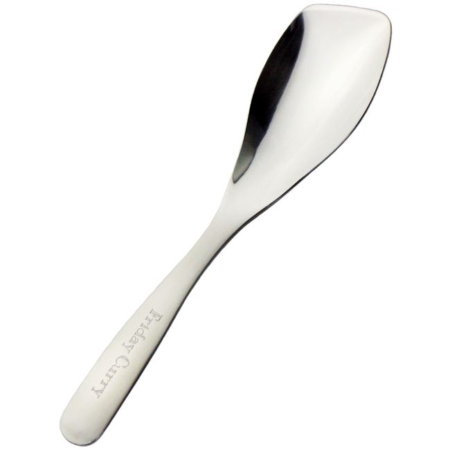 Nagao Friday Curry Spoon, Size M, 7.2 inches (18.3 cm), 18-10 Stainless Steel, Made in Japan