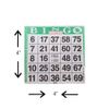 American Games 1on Bingo Paper (500 Sheets) (Green)