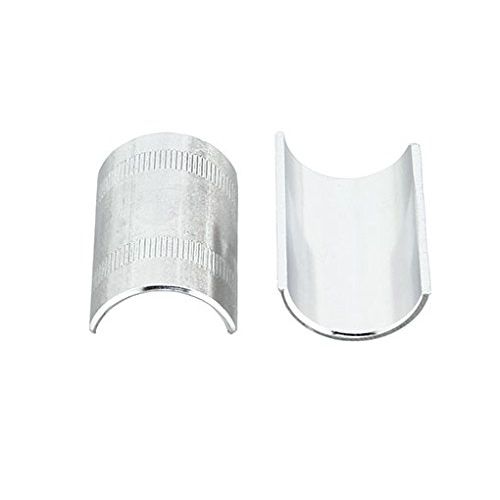 Alta Bicycle Handle Bar Shims, Multiple Sizes & Colors. (Silver, 22.2mm/25.4mm)