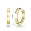 Philip Jones Gold Plated Hoop Earrings