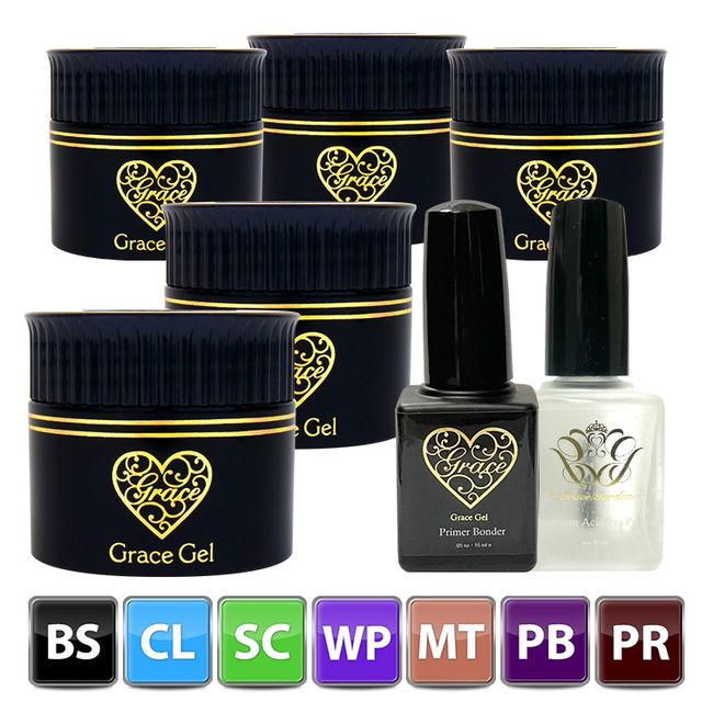 Non-sanding No sanding required Grace gel super strong + acidless primer + primer bonder set