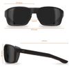 EDGE Whitikar Oversized Men’s Durable Polarized Sunglasses