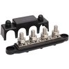 Fastronix 3/8" 4 Stud Stainless Steel Ground Distribution Block with Cover