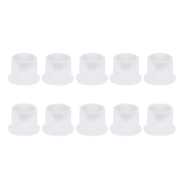 1000 Stück Tattoo Ink Cups Transparent Kunststoff Farbkappen Cups Tintenbecher Tattoo Zubehör kleine Tattoo Cups mit Base für Tattoo Ink Tattoo Maschine 11mm