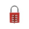 sourcing map 8-Digit Combination Padlock Push Button Lock for Locker Cabinet Red