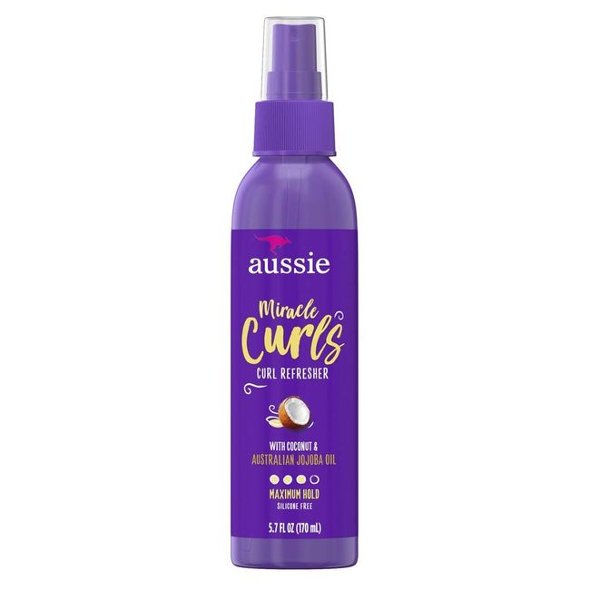 Aussie Miracle Curls Refresher 5.7 Ounce Pump (Maximum Hold) (170ml) (3 Pack)