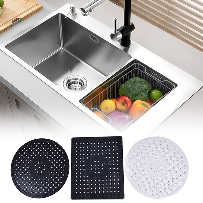 Soft Rubber Sink Mat Anti Slip Home Heat Insulation Drying