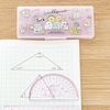 San-X Sumikko Gurashi Happy School Ruler Protractor Triangle Ruler Set SQ89002