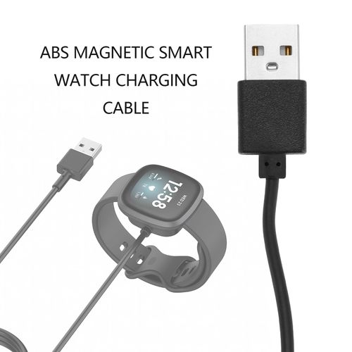 Create idea 2pcs Charging Cable Smart Watch Charging Cable USB Magnetic Charging Cable Compatible with Fitpolo Compatible with Letfit 60cm USB Charging Cable