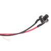 MakerSpot 6mm 2 Pin Panel PCB Momentary Tactile Tact Push Button Switch Through Hole with Extension Jumper Cable Breadboard Friendly (5 Pack)