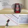 Meterk 49FT Red Cross Line Laser Level Self Leveling Measure Tool Construction