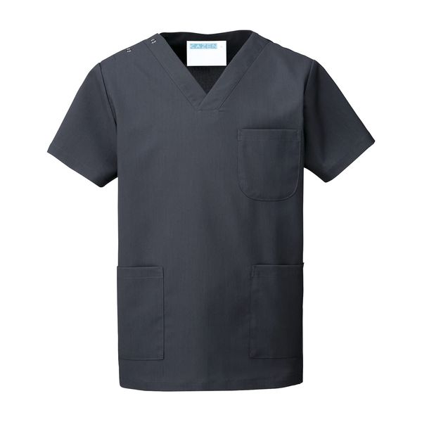 Medical Uniform Surgical Gown Scrub (Unisex) KAZEN Charcoal Size: M 133-91