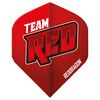 RED DRAGON Hardcore XT Team Red Dart Flights (4 Sets Per Pack)
