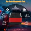 WODHMIEY OBD2 Bluetooth Diagnostic Tool, Car Engine Fault Code Reader & Check Engine Light Reset, Compatible with Android&iOS, Real-Time Vehicle Diagnostics, Fault Code Clearing (Black Red)