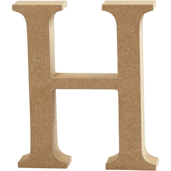 Creativ 56317 Wooden Letter, H, One size