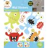Fun4Walls Repositionable Wall Stickers, Glow in the Dark, Monster
