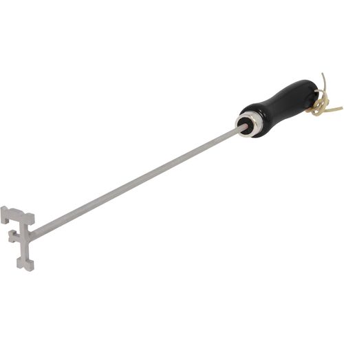 BBQ Fans Western F Branding Iron for Steak, Buns, Wood & Leather