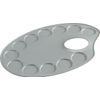 Oval Metal Palette, 18.5 cm x 13 cm