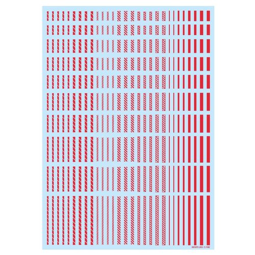 haikyu-pa-tu Line Decal 2 Red Set of 1 Plastic Model Decal lined02 – Red