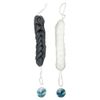 3 Mesh Sponge Braided Back Rope Scrubber Bath Shower Spa Exfoliating Body Brush