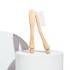 Sustuff | 4-Pack Bamboo Replacement Toothbrush Heads | Plant-Based Bristles | Biodegradable Wood (Medium Bristles)