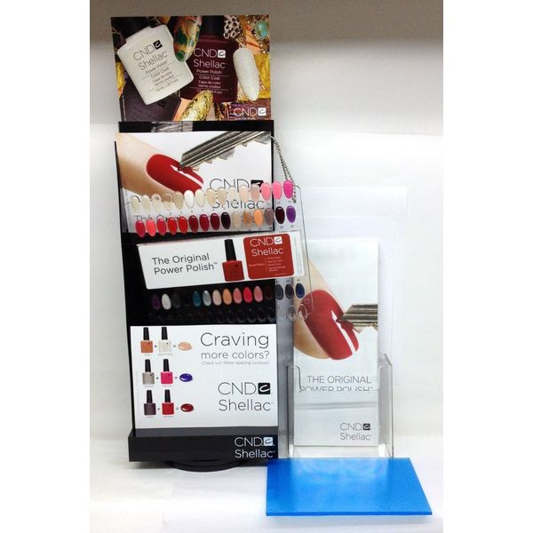 CND Shellac Salon Spinner Rack - Hold Up 24 bottles - New In Box