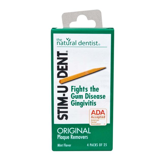 Stim-U-Dent Plaque Removers Mint 100 Each (Pack of 9)