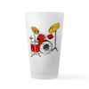 CafePress DRUM SET (4) Pint Glass, 16 oz. Drinking Glass