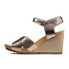 Clarks Women's Flex Sun Sling Back Sandals, Grey Stone Stone, 4 UK