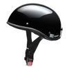 LEAD Industries ELZO Half Helmet, Free Size, Black Metallic