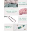 AARainbow 4 Packs Long Stretch Back Sponge with Rope Handles Back Scrubber Bath Shower Mesh Sponge Exfoliating Body Scrub Stretch Braided Loofah for Men and Women (B-1 Grey+1 Green+1 Pink+1 Coffee)