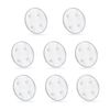 Electric Meter Covers for Replacement Milbank 6002 Plastic Meter Socket Blank Clear Cover (8 pack) (8pack)