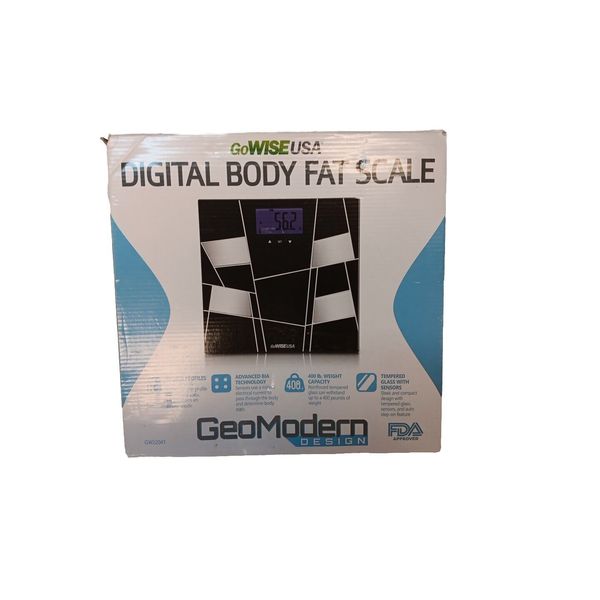 GoWiseUSA Digital Body Fat Scale GeoModern Design