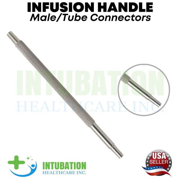 Infusion Handle M Tube Connectors Handpiece Surgical Ophthalmic Instrument 7.5cm