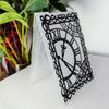 9Pcs Plastic Embossing Folder Plastic Template Craft Card Embossing Folder, Exquisite Pattern Texture Stencils for Making Paper Card Invitations Decor 5.7 x 4.13 Inch
