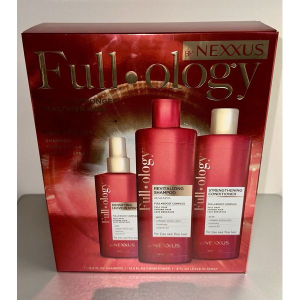 Full-ology by Nexxus 3-Piece Regimen - Shampoo, Conditioner and Leave-in Spray