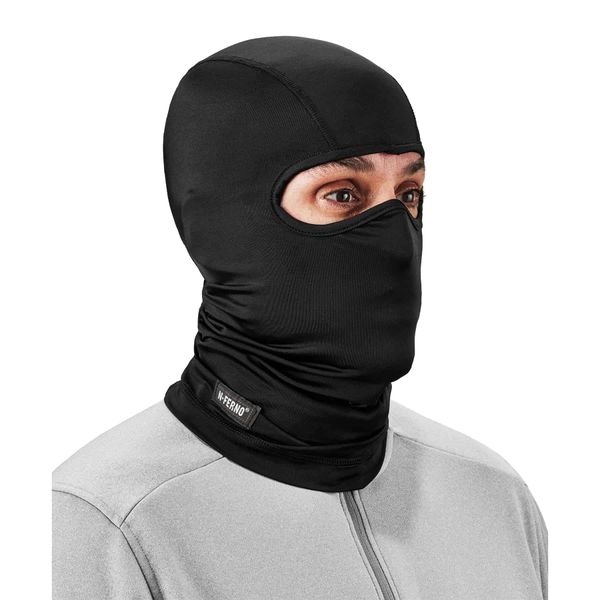 Balaclava Ski Mask, Spandex Material, Lightweight Coverage, Ergodyne N-Ferno 6832, Black