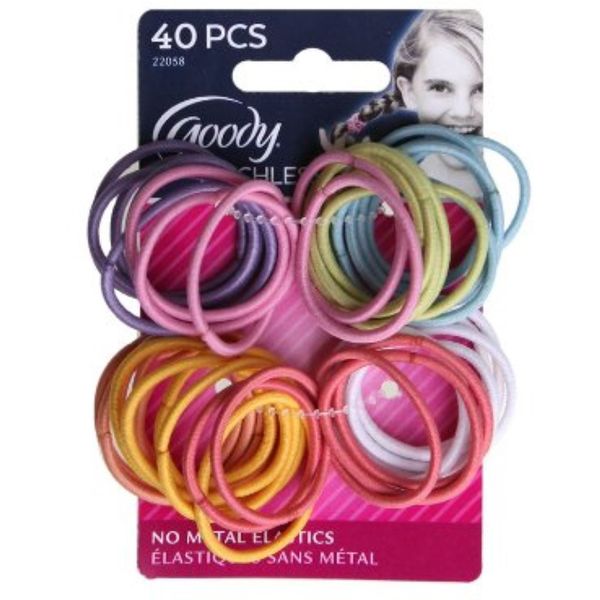 Goody Ouchless Medium Elastics 2mm 40 ea (Pack of 2)2