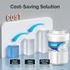 ICEPURE MWF Refrigerator Water Filter Compatible for GE MWF, MWFINT, MWFA, 4PACK