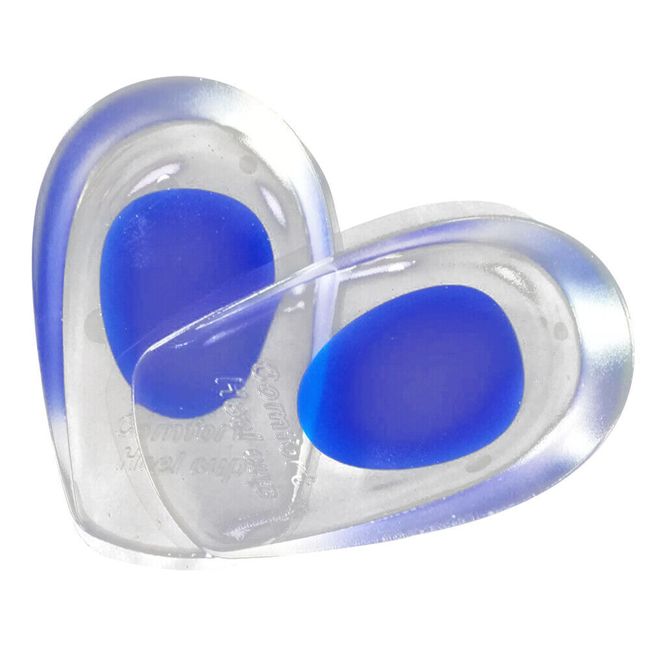 1 Pair Silicone Comfortable Heel Cups Silicone Heel Cup Shock Absorbing Insoles