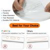Fushing Clear Plastic Horizontal Name Tag Badge ID Card Holders (50)