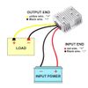 DC-DC Converter, 12V to 19V, 5A 95W Step Up Voltage Regulator Module with Automatic Function, Waterproof Car Power Supply