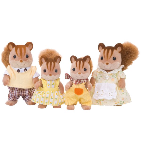 Epoch Sylvanian Families Family Doll "Fs-17 Family of Walnut Squirrel"